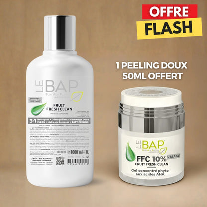 Gel Démaquillant Nettoyant Acides de Fruits 3en1 AHA - 1L