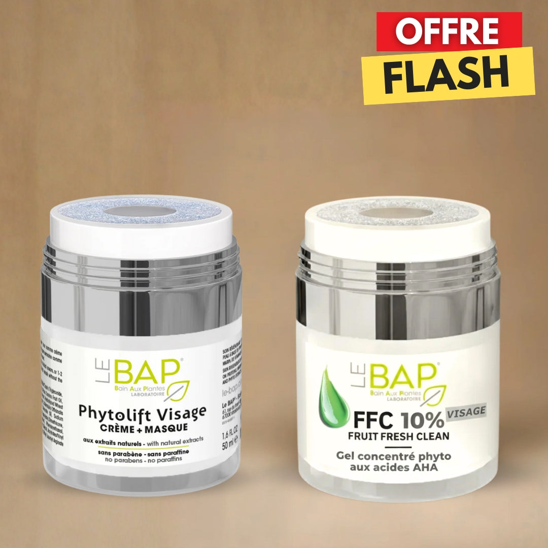 Pack Crème Phytolift + Peeling Doux aux Acides de Fruits AHA - 50ml + 50ml